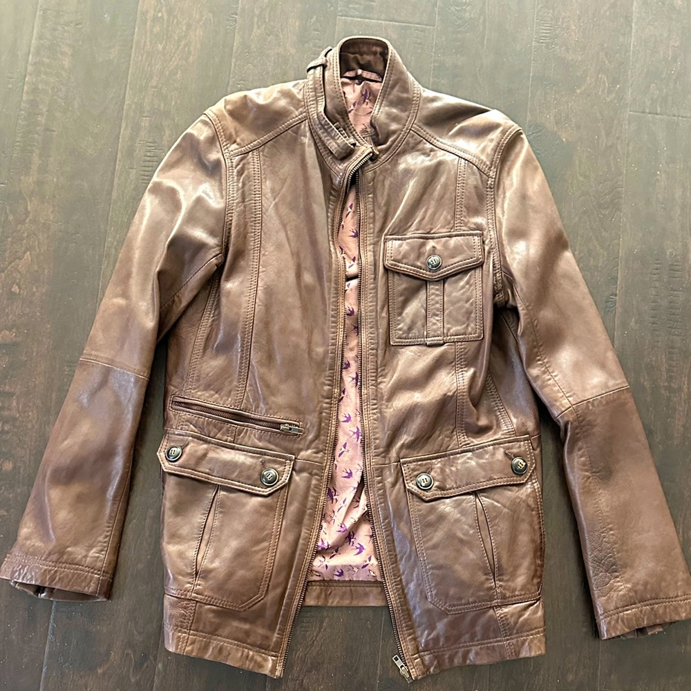 Vintage Ted Baker Leather Jacket